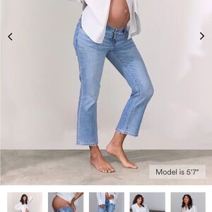 Hatch Women's Light Blue Jeans